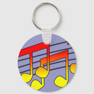 Musiknoten Schlüsselanhänger