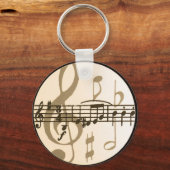 Musiknoten Schlüsselanhänger (Vorderseite)