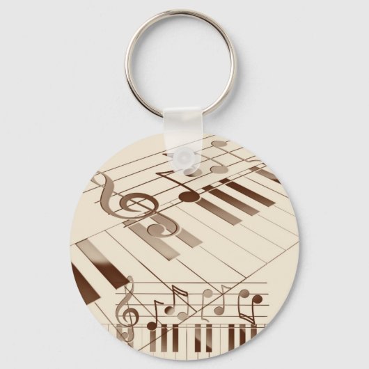 Musiknoten Schlüsselanhänger (Vorderseite)