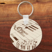 Musiknoten Schlüsselanhänger (Vorderseite)