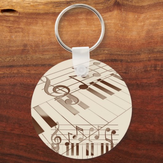 Musiknoten Schlüsselanhänger (Vorderseite)
