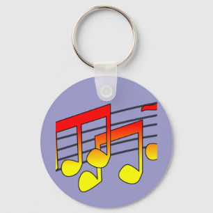 Musiknoten Schlüsselanhänger