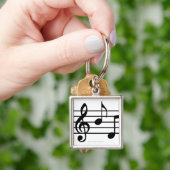 Musiknoten Schlüsselanhänger (Hand)