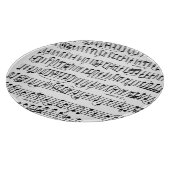 Musiknoten Schneidebrett (Ecke)