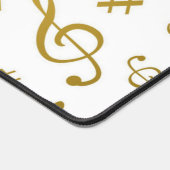 Musiknoten Schreibtischunterlage (Ecke)