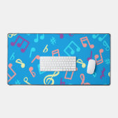 Musiknoten Schreibtischunterlage (Tastatur & Maus)