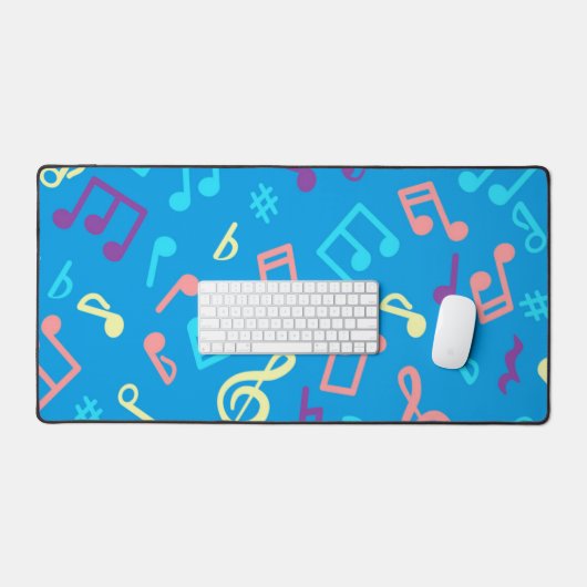 Musiknoten Schreibtischunterlage (Tastatur & Maus)