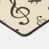 Musiknoten Schreibtischunterlage (Ecke)