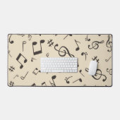 Musiknoten Schreibtischunterlage (Tastatur & Maus)