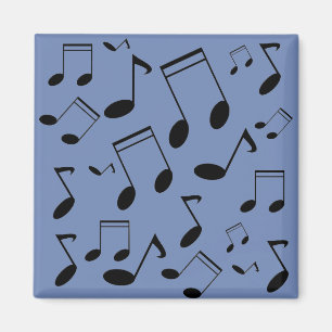 Musiknoten schwarz magnet