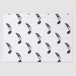 Musiknoten Seidenpapier