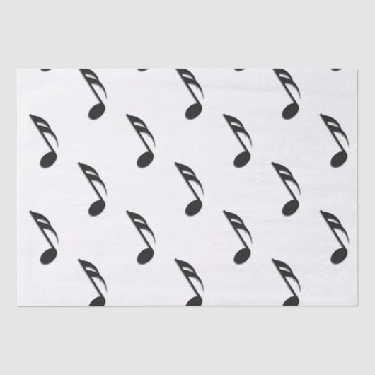 Musiknoten Seidenpapier (Vorderseite)