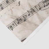 Musiknoten Seidenpapier (Ausschnitt)