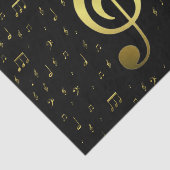 Musiknoten Seidenpapier (Ausschnitt)