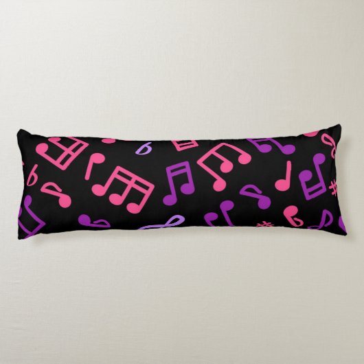 Musiknoten Seitenschläferkissen (Rückseite)