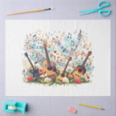 Musiknoten Serie Design 9 Seidenpapier (Basteln)