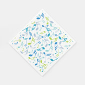 Musiknoten Serviette (Ecke)