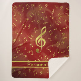 Musiknoten, Sherpa-Decken, Handwerk, Urlaub, Sherpadecke