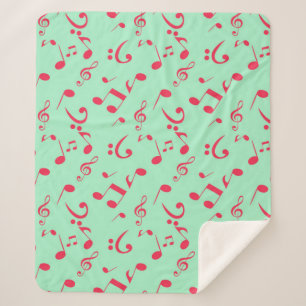 Musiknoten Sherpadecke