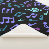 Musiknoten Sherpadecke (3/4)