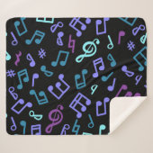 Musiknoten Sherpadecke (Vorderseite (Horizontal))