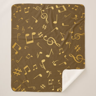 Musiknoten Sherpadecke