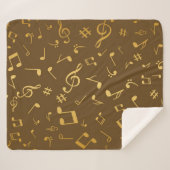 Musiknoten Sherpadecke (Vorderseite (Horizontal))