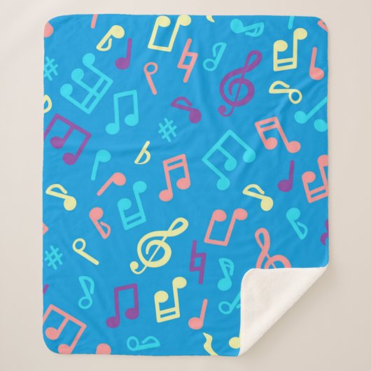 Musiknoten Sherpadecke (Vorderseite)