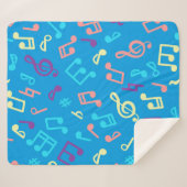 Musiknoten Sherpadecke (Vorderseite (Horizontal))