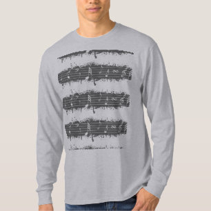 Musiknoten-Shirt T-Shirt