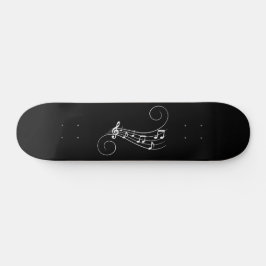 Musiknoten Skateboard