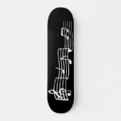 Musiknoten Skateboard (Vorne)