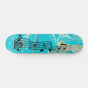 Musiknoten Skateboard