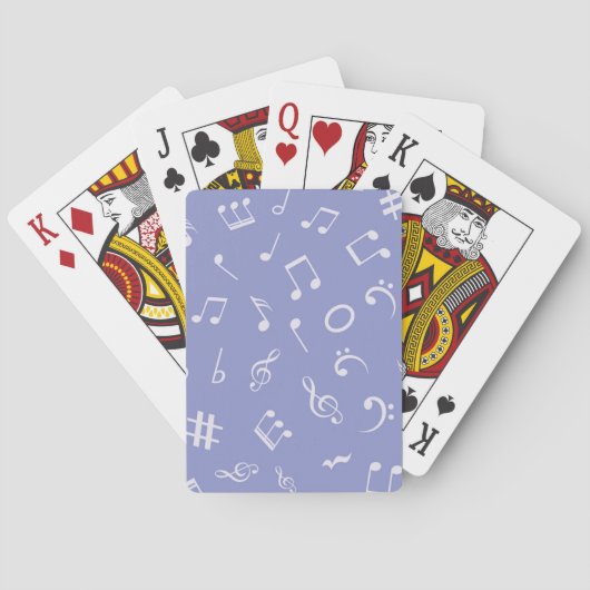 Musiknoten Spielkarten (Rückseite)