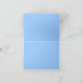 Musiknoten Stars Bar Mitzvah Dankeschön Karte (Innenseite)