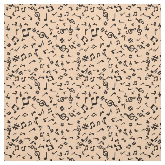 Musiknoten Stoff (Muster)