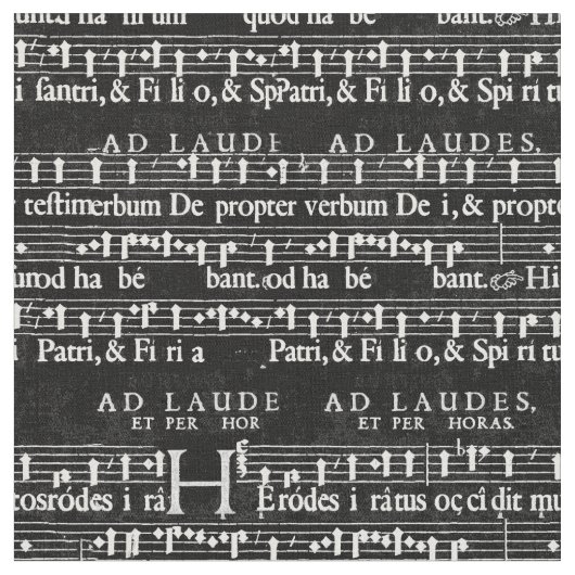 Musiknoten Stoff (Nahaufnahme)