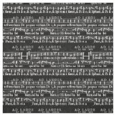 Musiknoten Stoff (Muster)