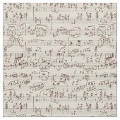 Musiknoten Stoff (Nahaufnahme)