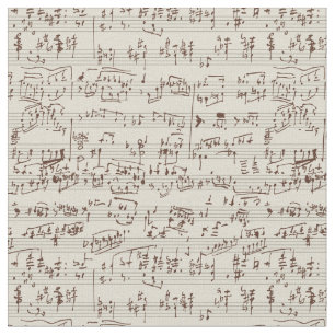 Musiknoten Stoff