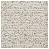 Musiknoten Stoff (Muster)