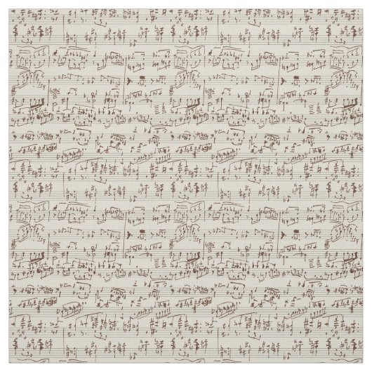 Musiknoten Stoff (Muster)