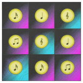 Musiknoten Stoff (Muster)
