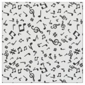 Musiknoten Stoff (Nahaufnahme)