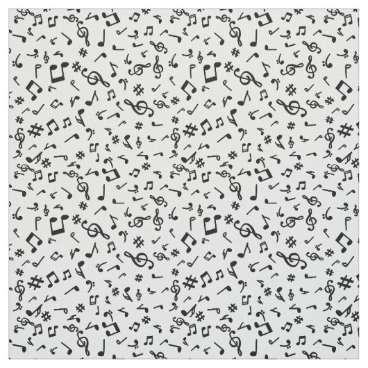 Musiknoten Stoff (Muster)