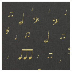 Musiknoten Stoff