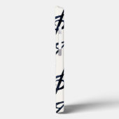 Musiknoten & Symbole Schwarz & Weiß Case-Mate iPhone Hülle (Rückseite / Links)