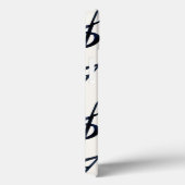 Musiknoten & Symbole Schwarz & Weiß Case-Mate iPhone Hülle (Rückseite / Rechts)