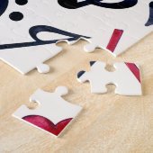 Musiknoten & Symbole Schwarz & Weiß Puzzle (Seite)