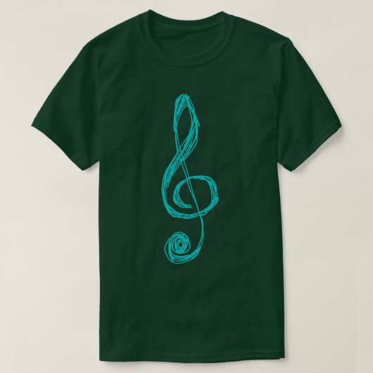 Musiknoten T-Shirt (Design vorne)